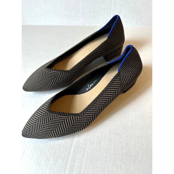 Rothys Womens The High Point Pointed Toe Low Heels Sz 8 - Picture 1 of 10